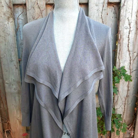 Tommy Bahama Grey Waterfall Cardigan